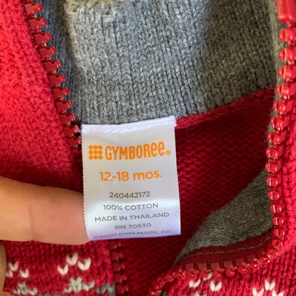 🔥 Gymboree Quarter Zip Nordic knit Sweater - Picture 5 of 5